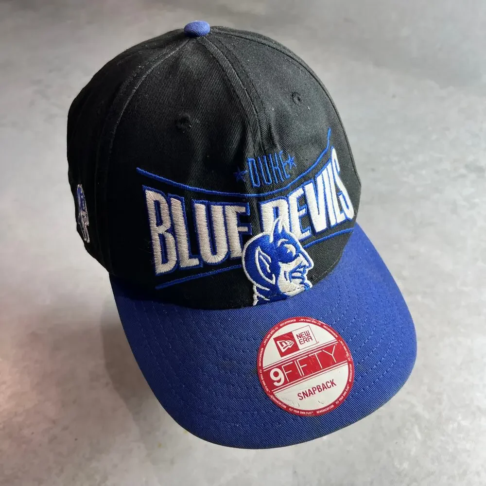 Vintage Duke Blue Devils New Era Men’s Adjustable Snap Back Hat Cap